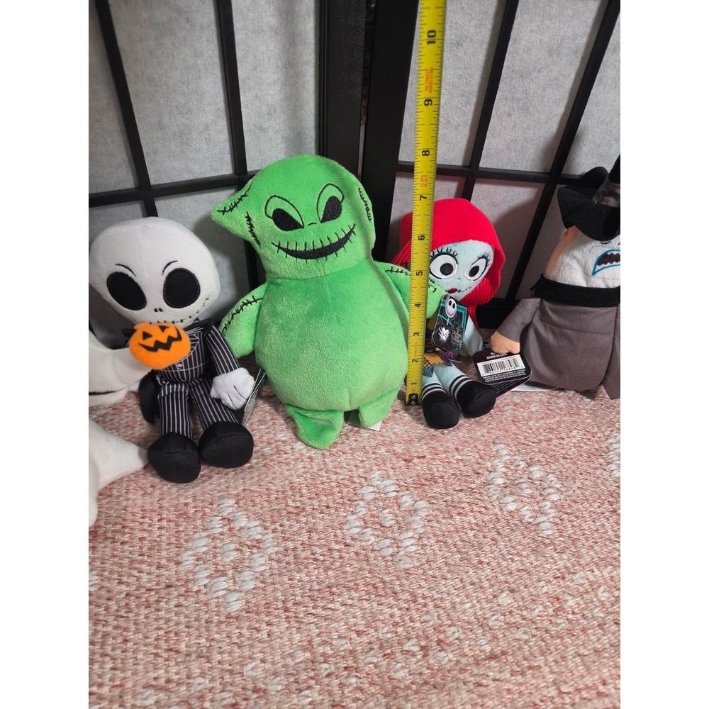 Disney Nightmare Before Christmas Plush Set Jack Sally Oogie Zero Mayor 5pc - Picture 4 of 4